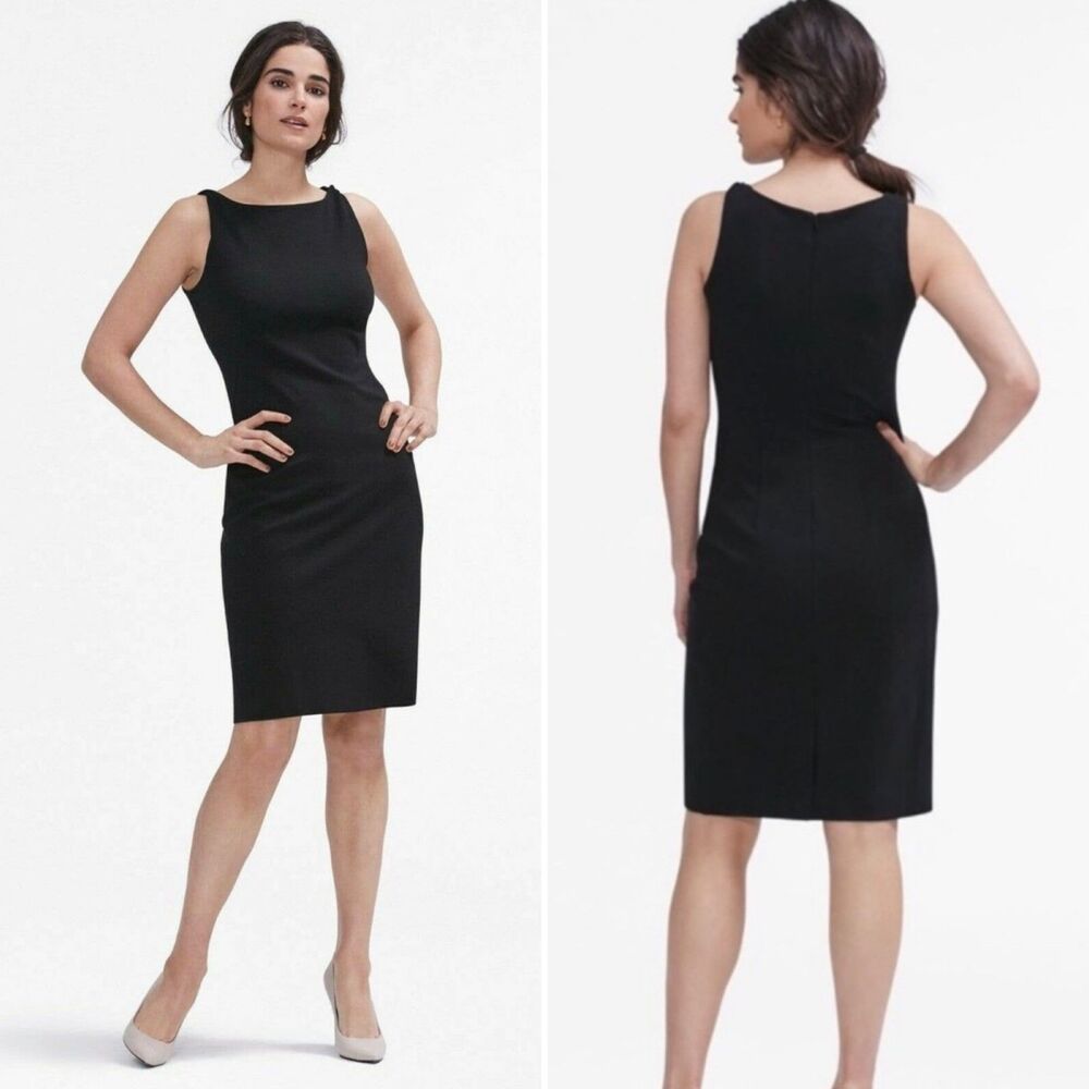 MM Lafleur Lydia Sleeveless Sheath Dress Dark Gray 4